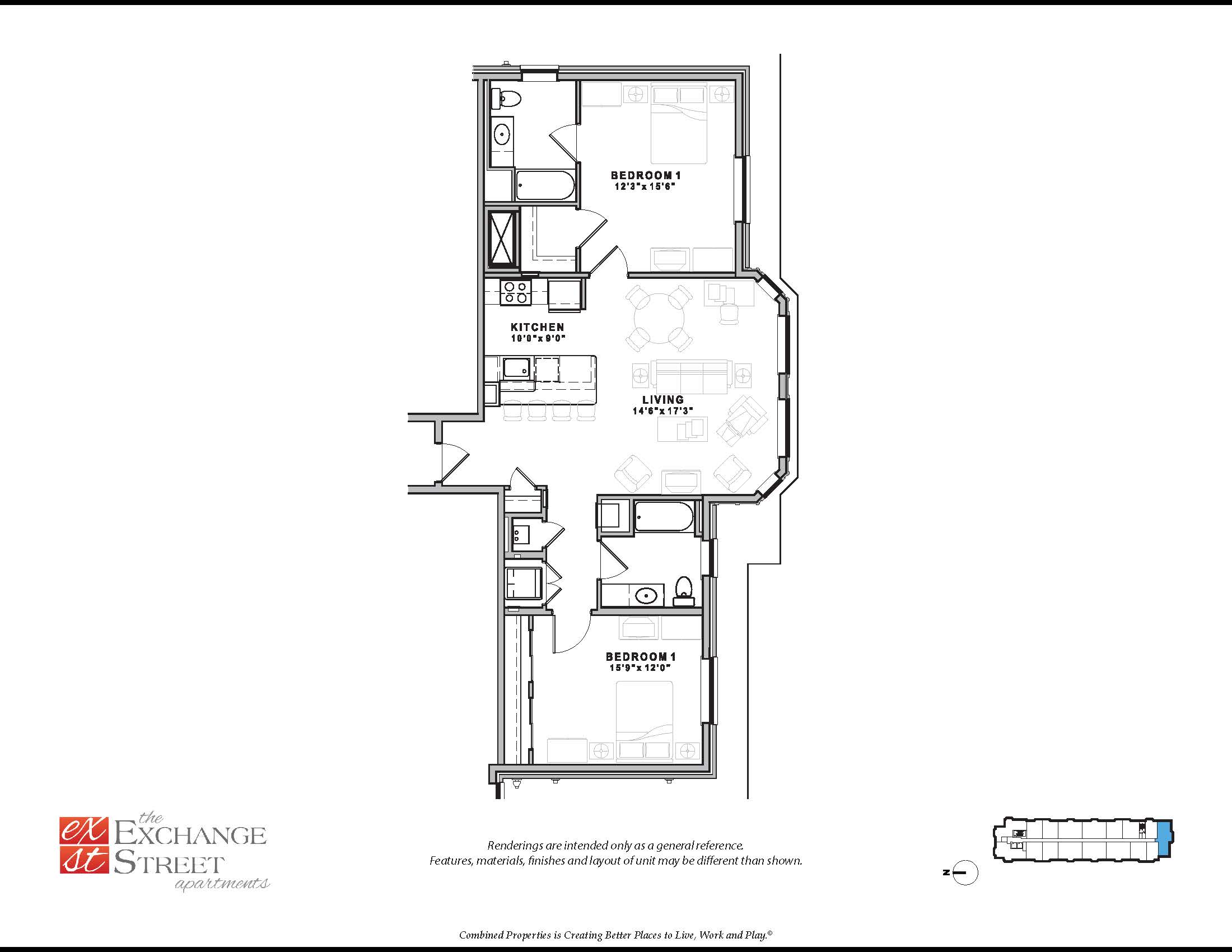 Malden - 2 Beds, 2 Baths - Image 4